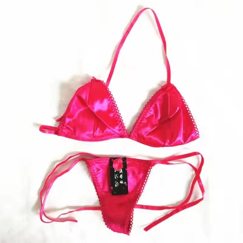 Custom Name Thong Lingerie – Personalized Embroidered Side-Tie Panties