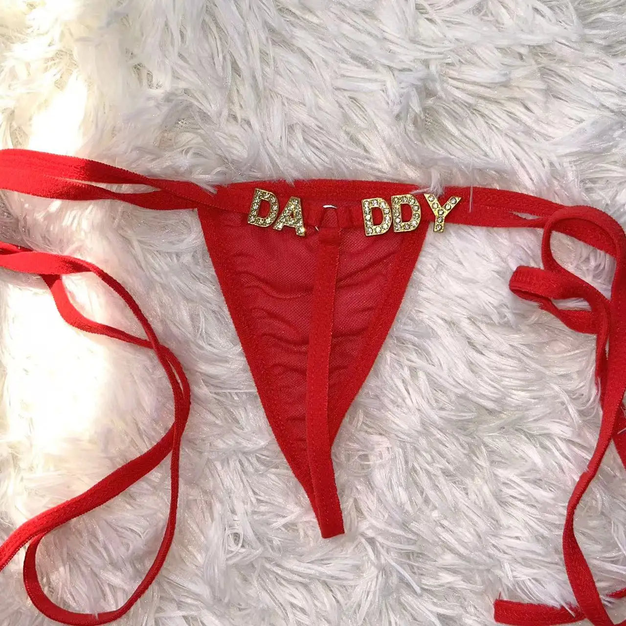Custom Sexy Thong Panties Personalized Hotwife Lingerie for Women
